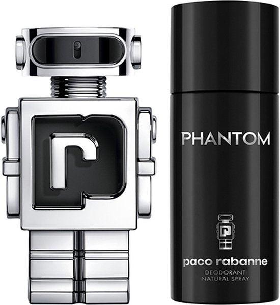 Paco Rabanne Phantom Coffret Eau de Toilette 100ml Parfum Homme Élégant Édition Noël.